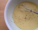 豆乳仕立ての冷製カルボナーラ作り方1写真