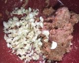 ジャンボ椎茸の肉詰め(ハンバーク)作り方2写真
