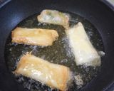 めっけもん♪ゴーヤ＆トマト入り春巻き作り方4写真
