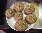 ジャンボ椎茸の肉詰め(ハンバーク)作り方3写真