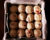 手捏ねで＊クランベリーチーズちぎりパン＊作り方12写真