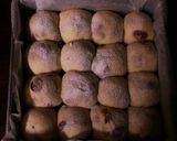 手捏ねで＊クランベリーチーズちぎりパン＊作り方13写真