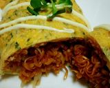 簡単♪オムチキン麺作り方8写真