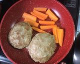 ジャンボ椎茸の肉詰め(ハンバーク)作り方6写真