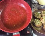 ジャンボ椎茸の肉詰め(ハンバーク)作り方7写真
