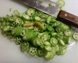 オクラのタタキ作り方2写真