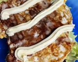 とん平焼きレボリューショントースト!作り方9写真