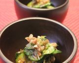 きゅうりと茗荷としその梅和え作り方6写真