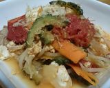 トマトとゴーヤの豆腐チャンプルー作り方11写真