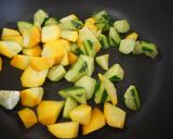 めっけもん♪ズッキーニの豆板醤炒め作り方3写真