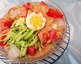 冷！ぶっかけトマト豆乳そうめん作り方3写真