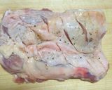 どーんと鶏もも肉と大豆の炊き込みごはん♪作り方3写真