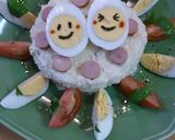 辛党さんに☆ポテサラでバースデーケーキ作り方4写真