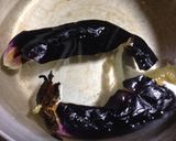 焼き茄子マリネ 焼き茄子の焼き方と剥き方作り方3写真