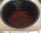 フライパンいらず！炊飯器ココアパンケーキ作り方4写真