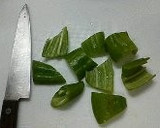 弁当用　万願寺とうがらしの焼き浸し作り方1写真