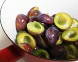 ✽旬を美味しく♥フレッシュプルーンジャム作り方2写真