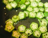 シンプルパスタ●オクラの和風パスタ作り方1写真
