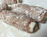 ハンバーグに包まれた竹輪さん作り方4写真