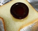 プリン乗せるだけトースト作り方4写真