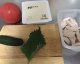簡単おつまみ☆ササミと奴の冷製作り方2写真