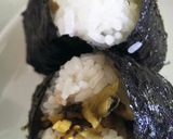 シンプル♪高菜おにぎり作り方2写真