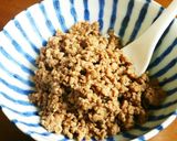 焼き肉のタレで！簡単そぼろ丼作り方1写真