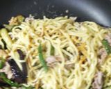 パクチー香る中華風味の青唐辛子焼きそば作り方6写真