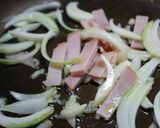 ハムとアスパラガスのトマトクリームパスタ作り方2写真