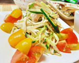 簡単！鶏ともやしのゴマポン和え★作り方5写真