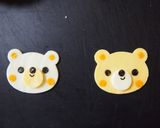 真ん丸おにぎり♡ペタッとくまさん作り方4写真