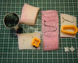 かまぼこで花火弁当作り方1写真
