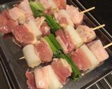＊フライパンdeタレ焼き鳥＊作り方1写真