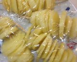 簡単！焼きトルネードポテトと鮭のグラタン作り方2写真
