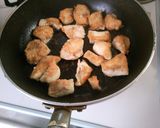 簡単!鶏むね肉の ソースマヨ 青海苔焼き作り方3写真