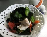 フルーティなキュウリとワカメの酢の物作り方7写真