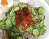きゅうりとキムチのそば作り方6写真