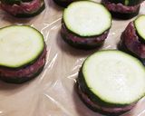 ズッキーニのひき肉はさみ焼き作り方3写真