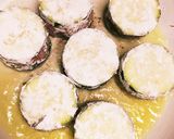 ズッキーニのひき肉はさみ焼き作り方5写真