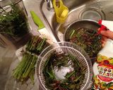 からし菜のローフード副菜★ニンニク和え作り方2写真