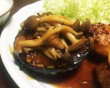 野菜の肉詰（しめじのテリヤキ大蒜ソース）作り方18写真