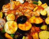 鶏肉と夏野菜のトマト煮作り方6写真