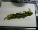 超簡単♪野沢菜納豆パスタ作り方1写真