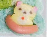 リラックマ海で遊ぶ夏休みハンバーグ夜ご飯作り方6写真
