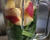 ほうれん草キウイのグリーンスムージー作り方3写真