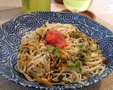 高菜納豆そうめん炒め作り方6写真