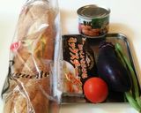 サバ缶で スタッフドバゲット作り方1写真