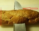 サバ缶で スタッフドバゲット作り方3写真