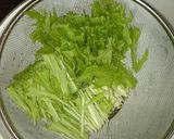 水菜と梅のさっぱりハムロール作り方1写真
