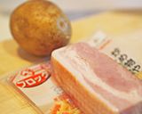 ＊カリカリじゃが芋ベーコン(シート焼き)作り方1写真